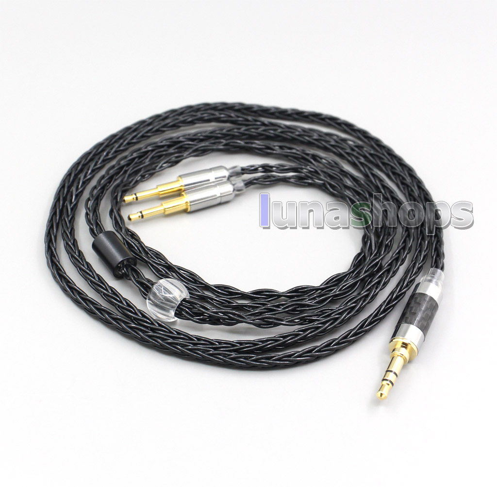 2.5mm 3.5mm XLR Balanced 8 Core OCC Silver Mixed Headphone Cable For Oppo PM-1 PM-2 Planar Magnetic