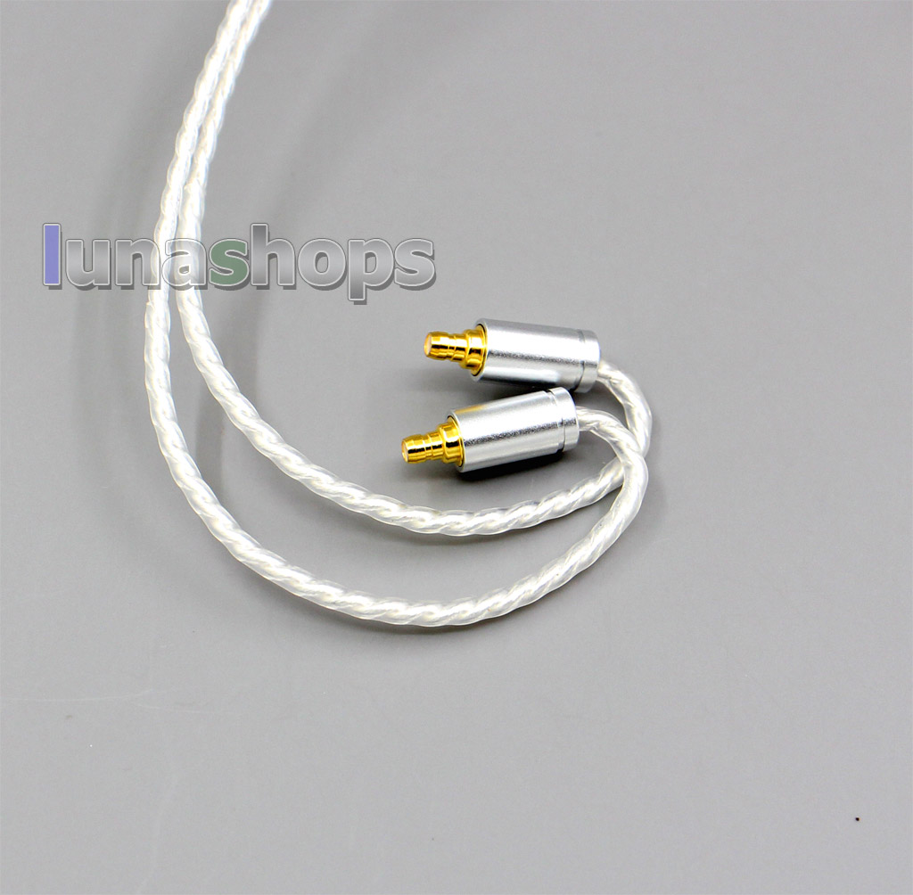 XLR Balanced 3.5mm 2.5mm Hi Res Silver Plated Headphone Cable For Sennheiser IE400 IE500 Pro