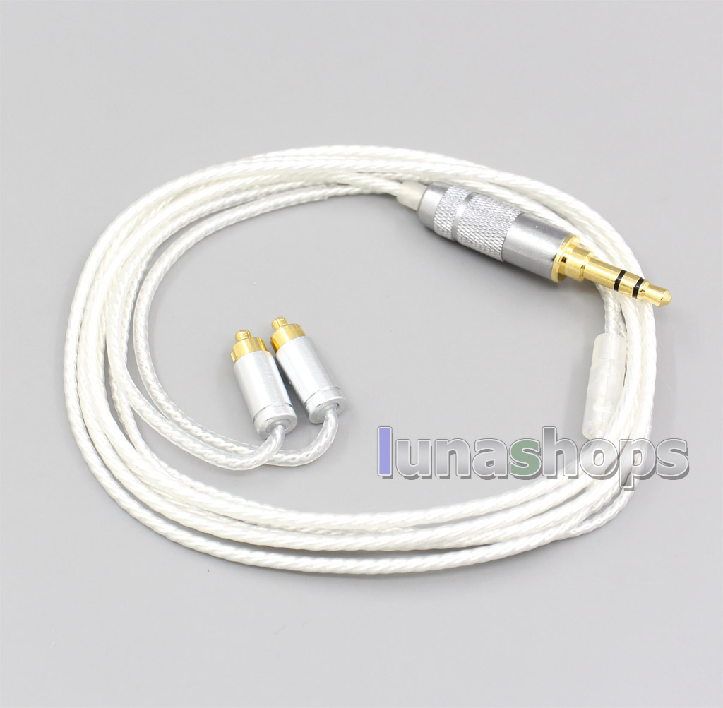 4.4mm 2.5mm 3.5mm XLR Hi-Res Silver Plated 7N OCC Earphone Cable For Dunu dn-2002