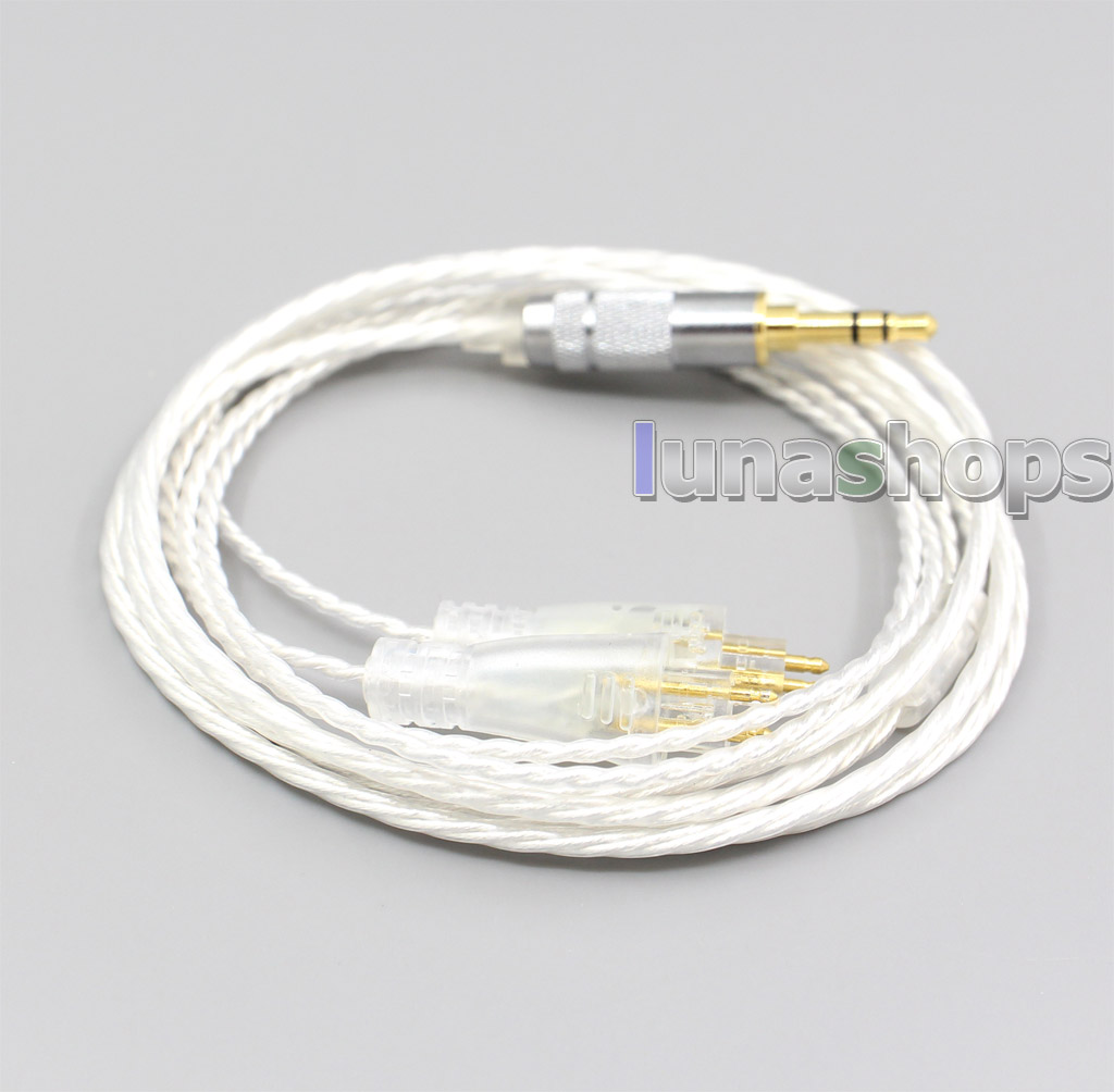 XLR 4.4mm 2.5mm Hi-Res Silver Plated 7N OCC Earphone Cable For FOSTEX TH900 MKII MK2 TH-909 TR-X00 TH-600