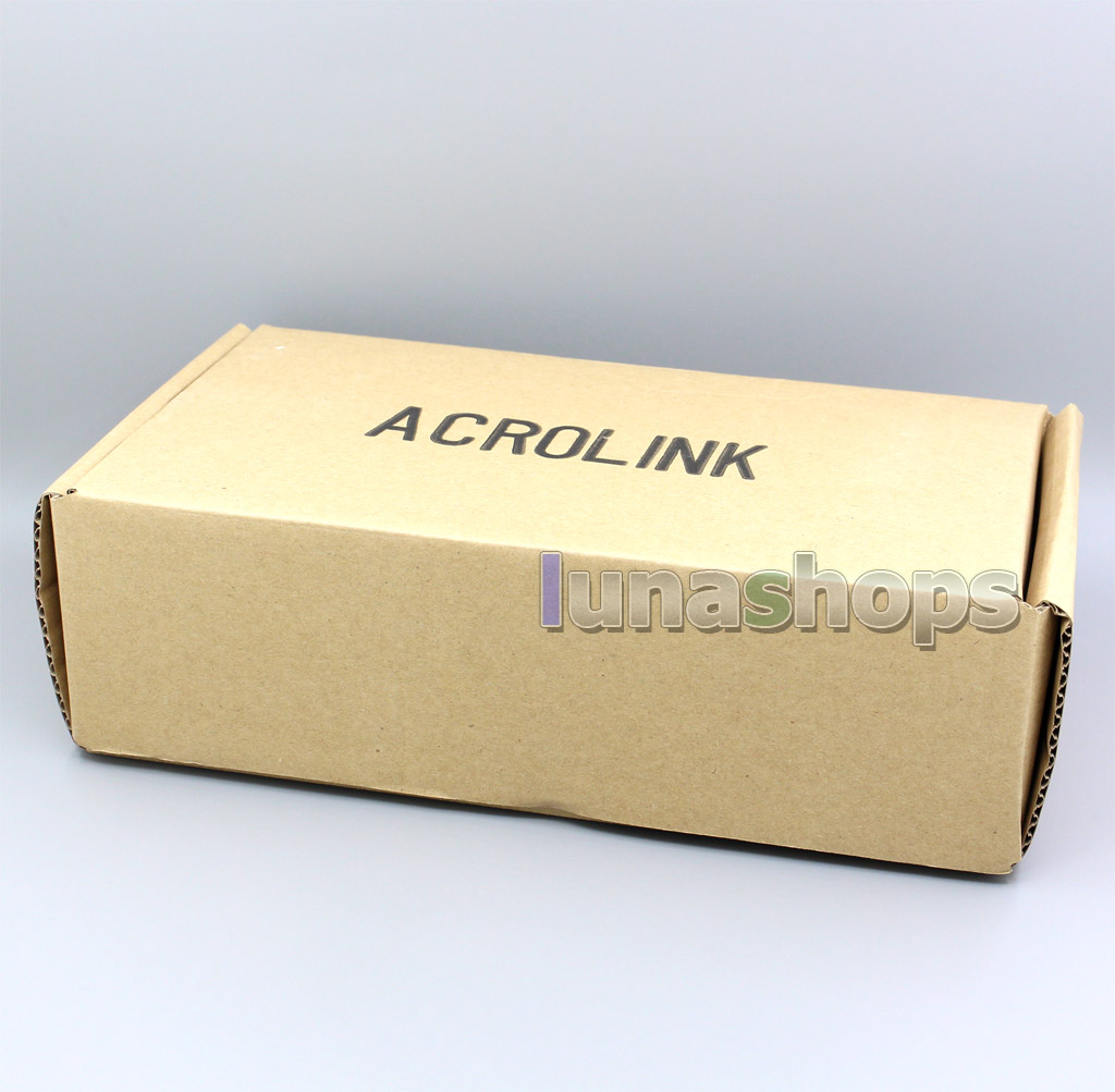 Acrolink CF-306 Carbon fiber panels 6 Ports Power Socket Strip Rhodium Plated