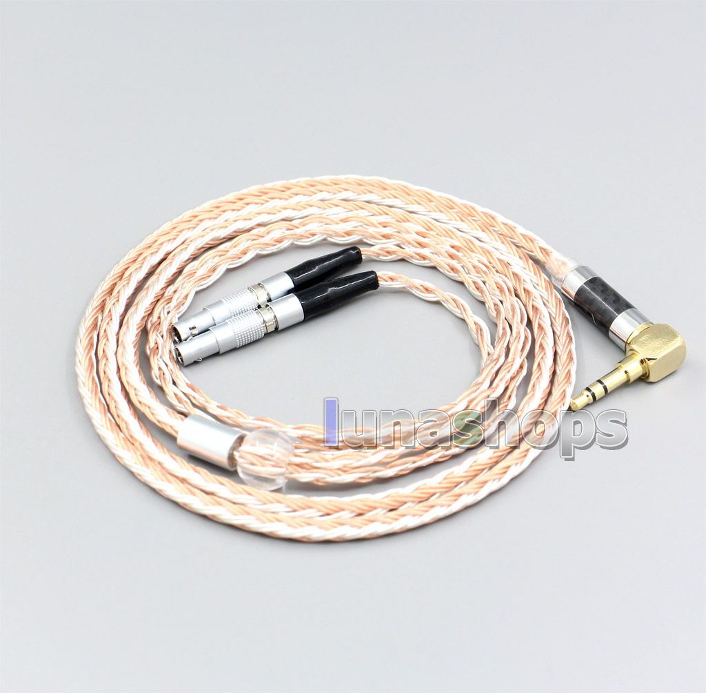 XLR 4.4mm 2.5mm 16 Core Silver Plated OCC Mixed Earphone Cable For Ultrasone Jubilee 25E dition ED8EX ED15