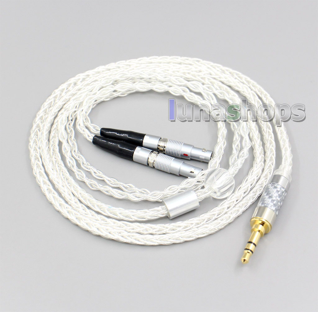 4.4mm 2.5mm XLR 8 Core Silver Plated OCC Earphone Cable For Ultrasone Jubilee 25E dition ED8EX ED15