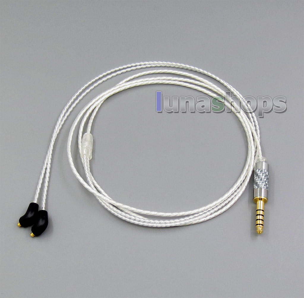 3.5mm 6n OCC Silver Plated Earphone Cable For Etymotic ER4 XR SR ER4SR ER4XR 