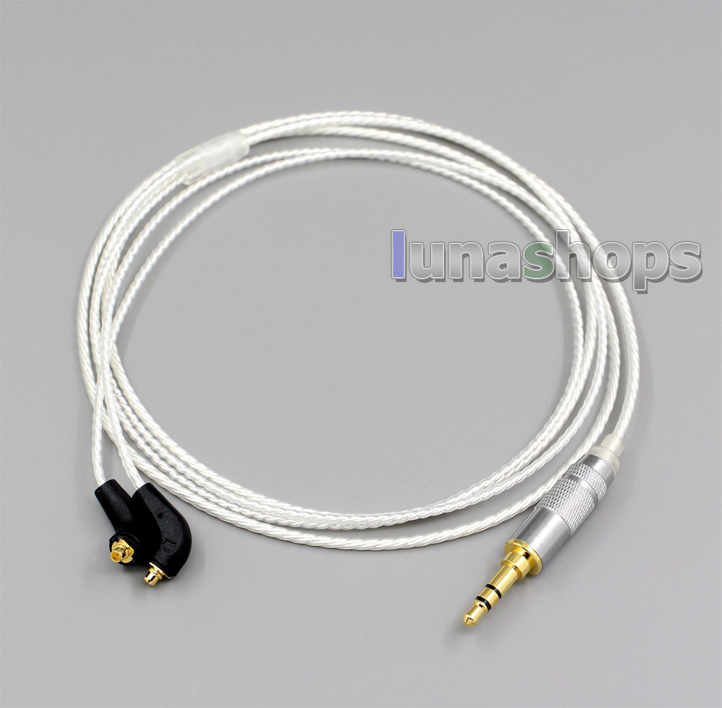 3.5mm 6n OCC Silver Plated Earphone Cable For Etymotic ER4 XR SR ER4SR ER4XR 
