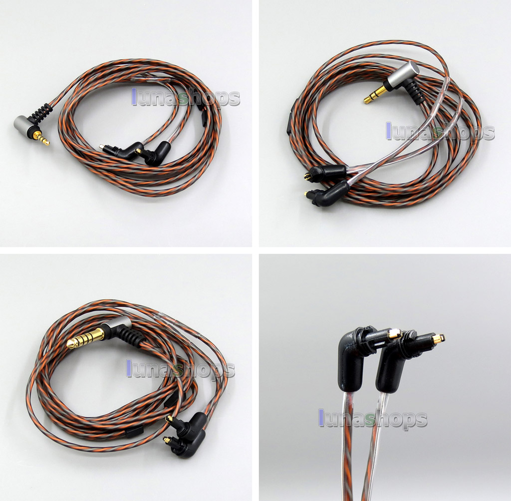 3.5mm 2.5mm 4.4mm Replacement Earphone Cable for Sony MDR-EX1000 MDR-EX600 MDR-EX800 MDR-7550