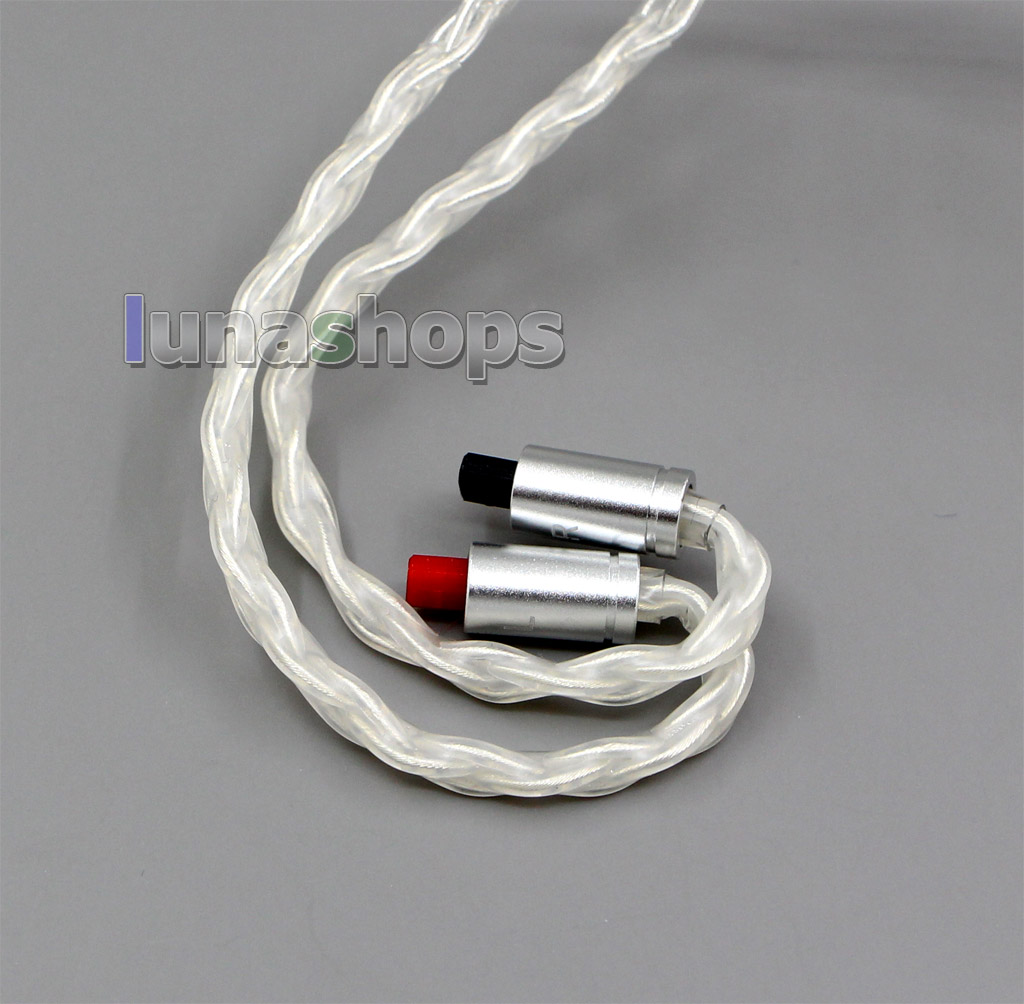 99.99% Pure Silver XLR 3.5mm 2.5mm 4.4mm Earphone Cable For Audio-Technica ATH-IM50 IM70 IM01 IM02 03