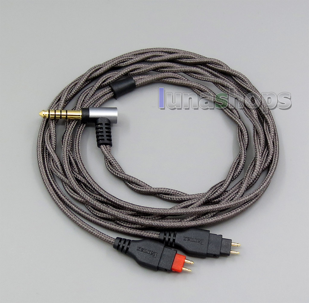 4.4mm Weave Cloth Balanced Earphone Cable For Sennheiser HD580 HD600 HD650 HDxxx HD660S