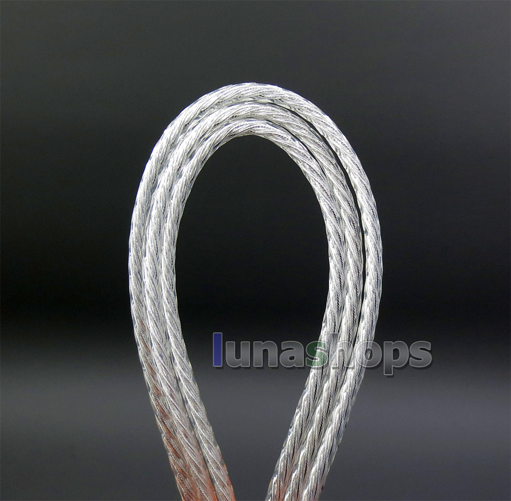 3.5mm Silver Plated / With Mic Remote Headphone Cable For Sennheiser HD6 HD7 HD8 MIX DJ HD595