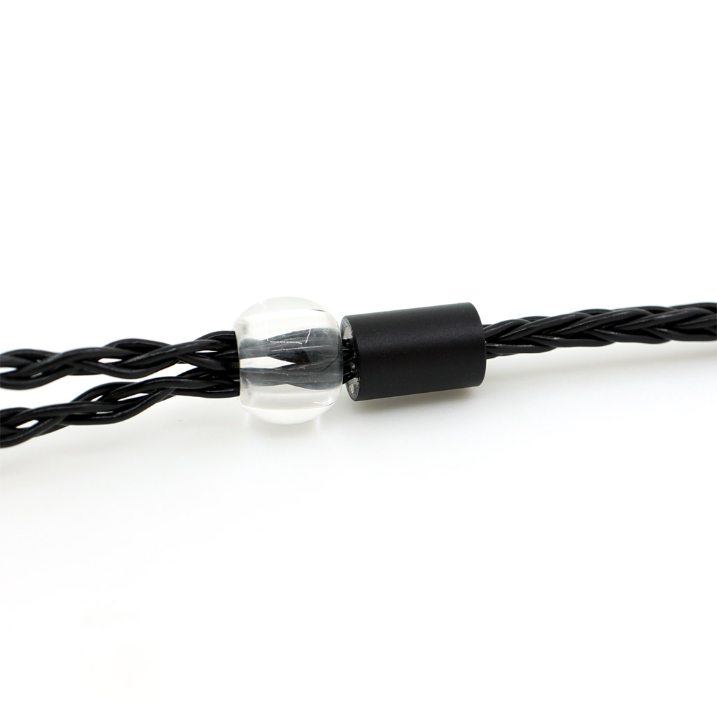 Black Silver Plated XLR 2.5mm 4.4mm 3.5mm 8 Core Headphone Earphone Cable For Sennheiser HD700