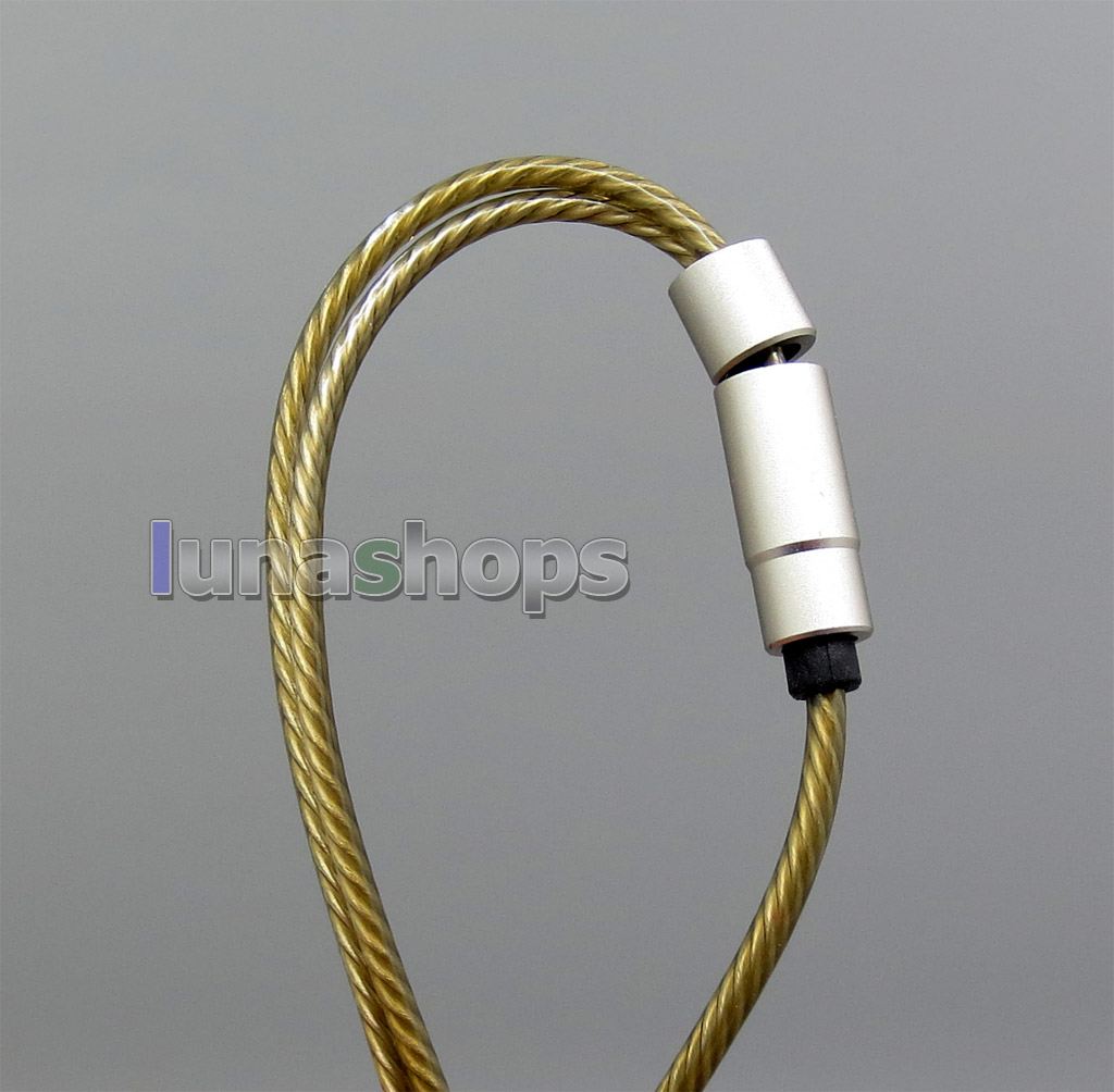3.5mm With Mic Remote Silver Plated cable For XiaoMi Sennheiser HD497 HD447 HD437 EH350 HD202 HD212 Headphone