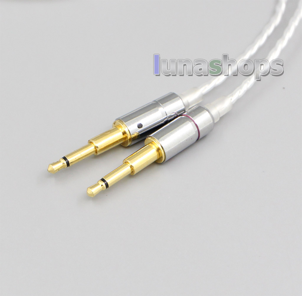 XLR Balanced 3.5mm 2.5mm Silver Plated Headphone Cable For Oppo PM-1 PM-2 Planar Magnetic