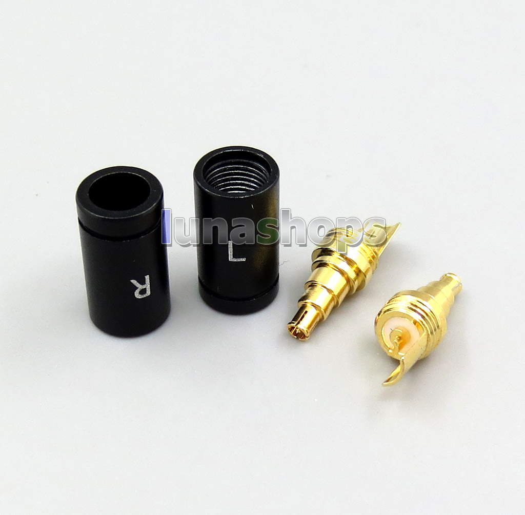 1 Pair Earphone Headphone DIY Custom Pin Adapter Plug For Sennheiser IE40 Pro