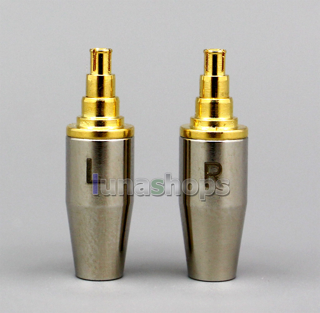 XY-Seires Stainless Steel Barrel Earphone Headphone DIY Custom Pin Adapter Plug For Sennheiser IE40 Pro