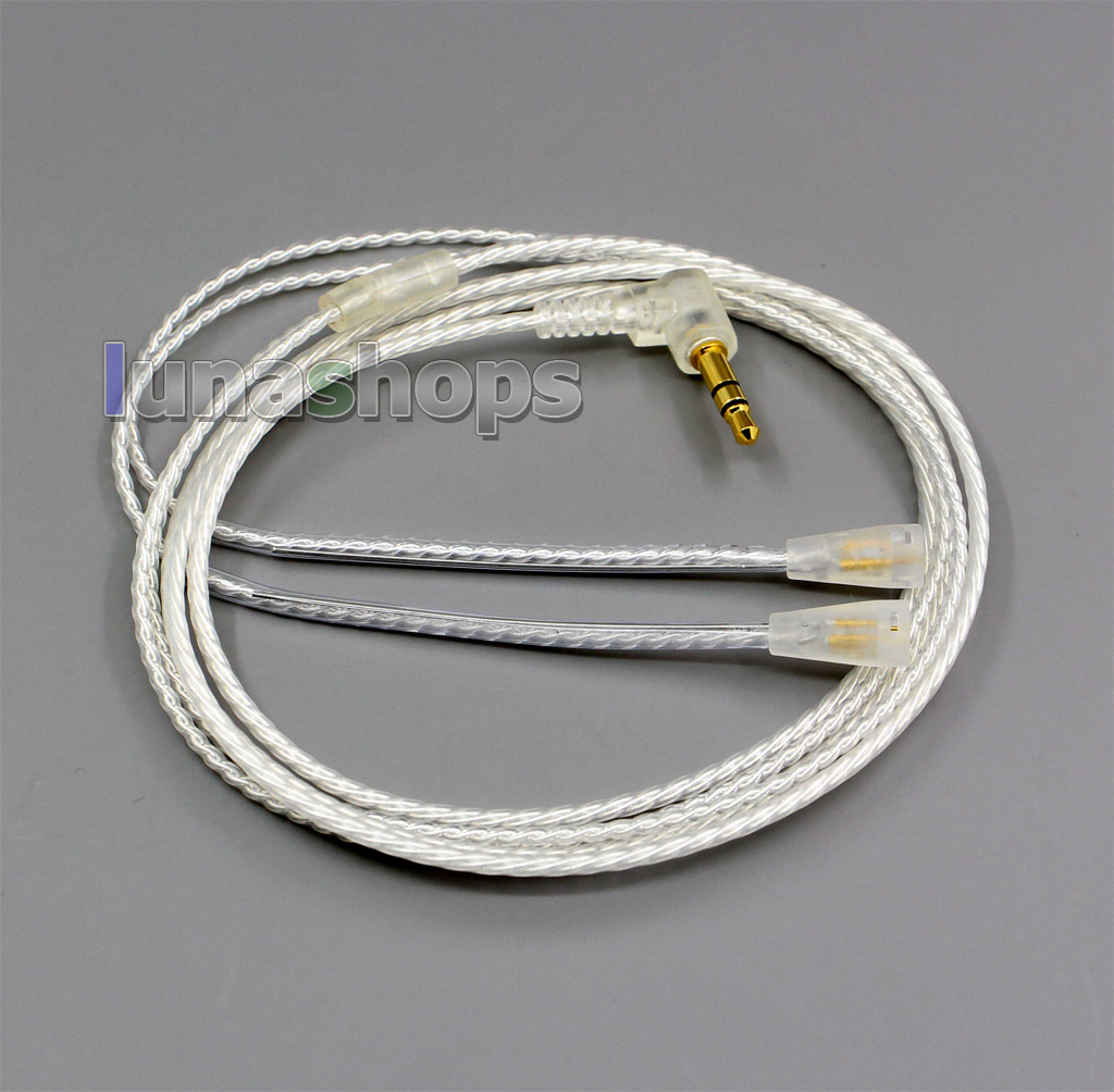 Silver Plated OCC Earphone Cable For Sennheiser IE8 IE8I IE80 Headphone