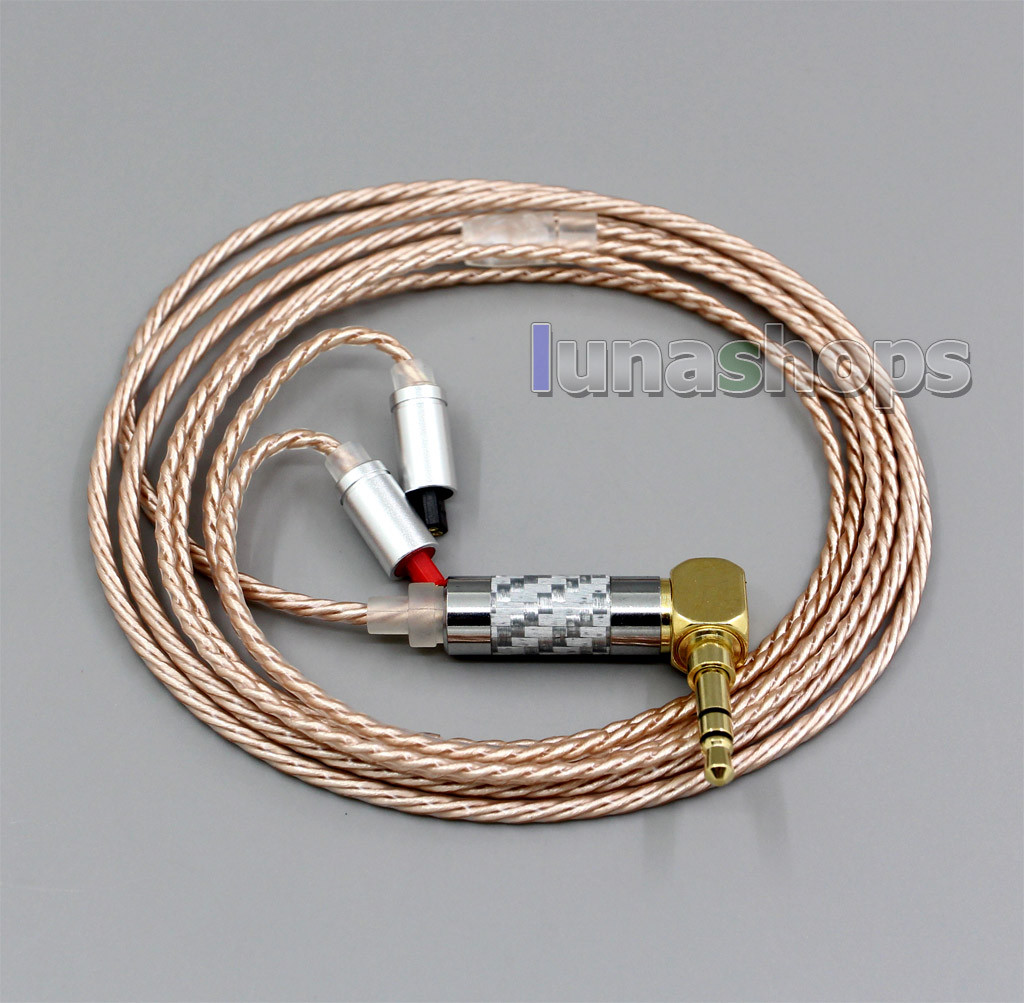 Hi-Res Silver Plated XLR 3.5mm 2.5mm 4.4mm Earphone Cable For Audio-Technica ATH-IM50 IM70 IM01 IM02 03