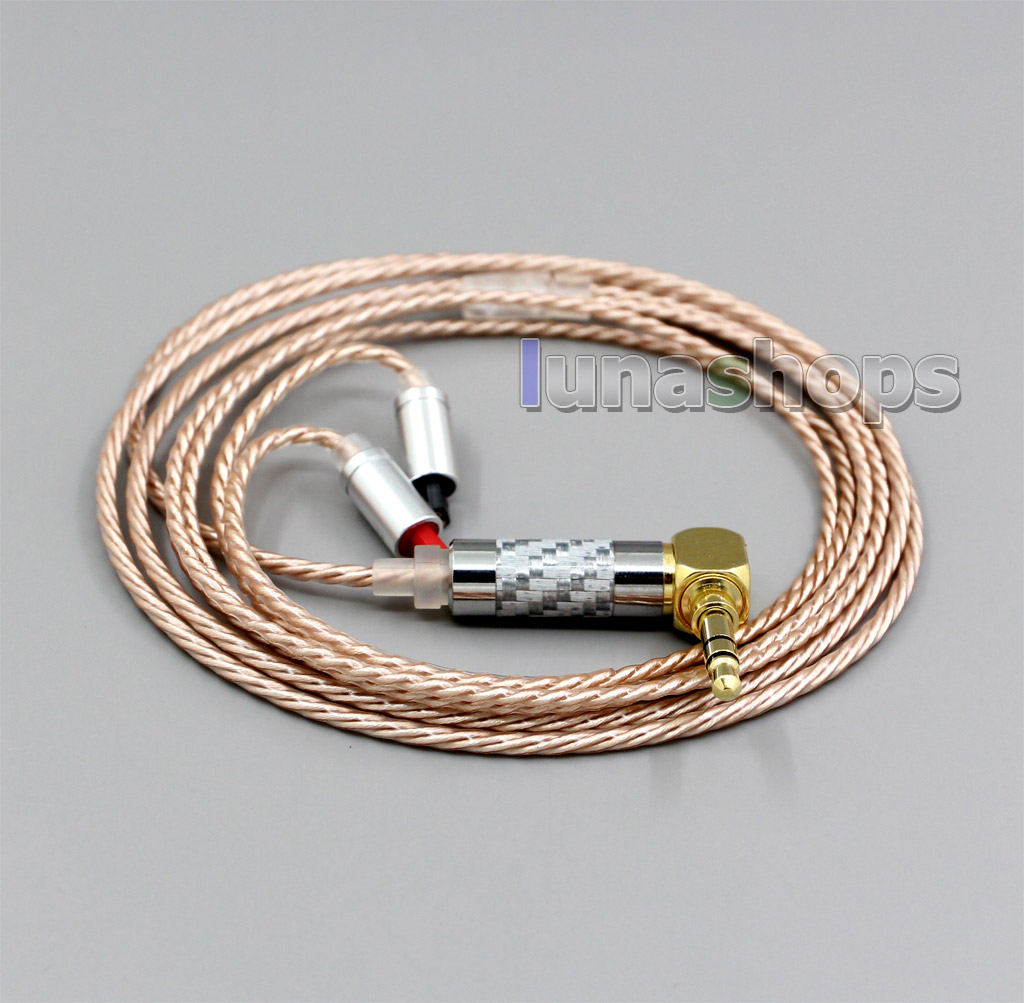 Hi-Res Silver Plated XLR 3.5mm 2.5mm 4.4mm Earphone Cable For Audio-Technica ATH-IM50 IM70 IM01 IM02 03