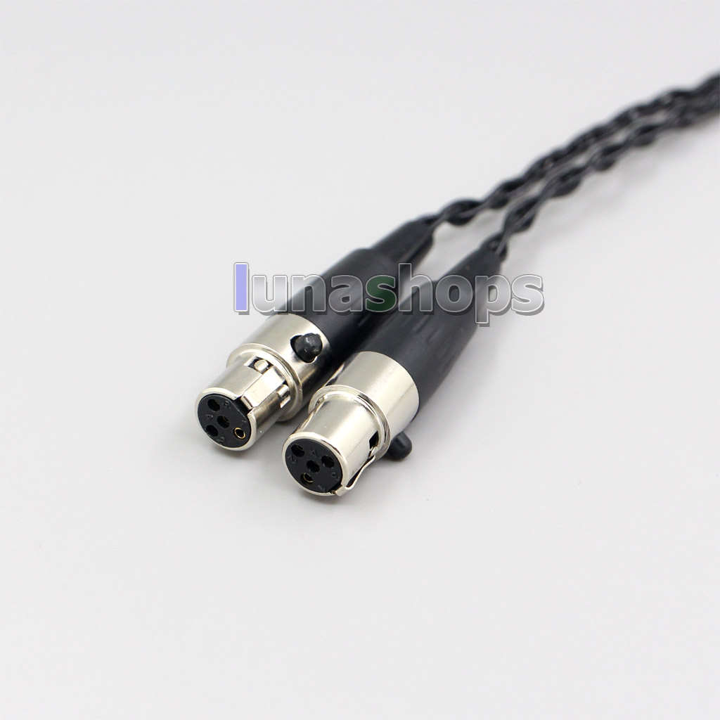 2.5mm 3.5mm XLR Balanced 8 Core OCC Silver Mixed Headphone Cable For Audeze LCD-3 LCD3 LCD-2 LCD2