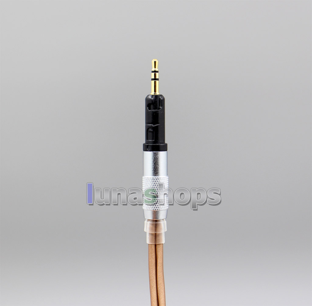120cm Headphone PURE Silver Cable + PEP Insulated For ultrasone signature PRO Audio Technica ATH-M50x ATH-M40x