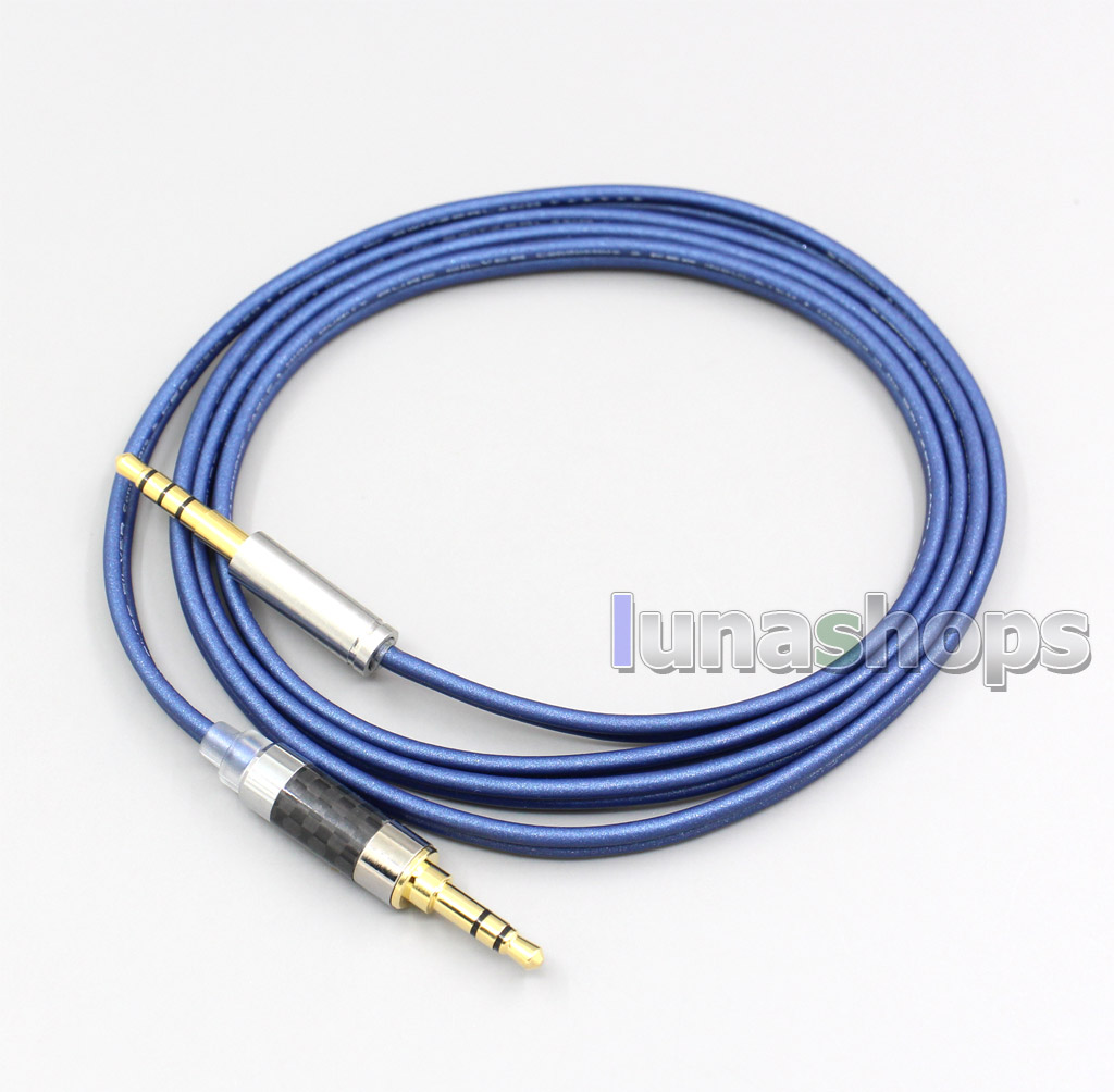 High Definition 99% Pure Silver Earphone Cable For Denon AH-mm400 AH-mm300 AH-mm200 Beats solo2 solo3 SHP9500
