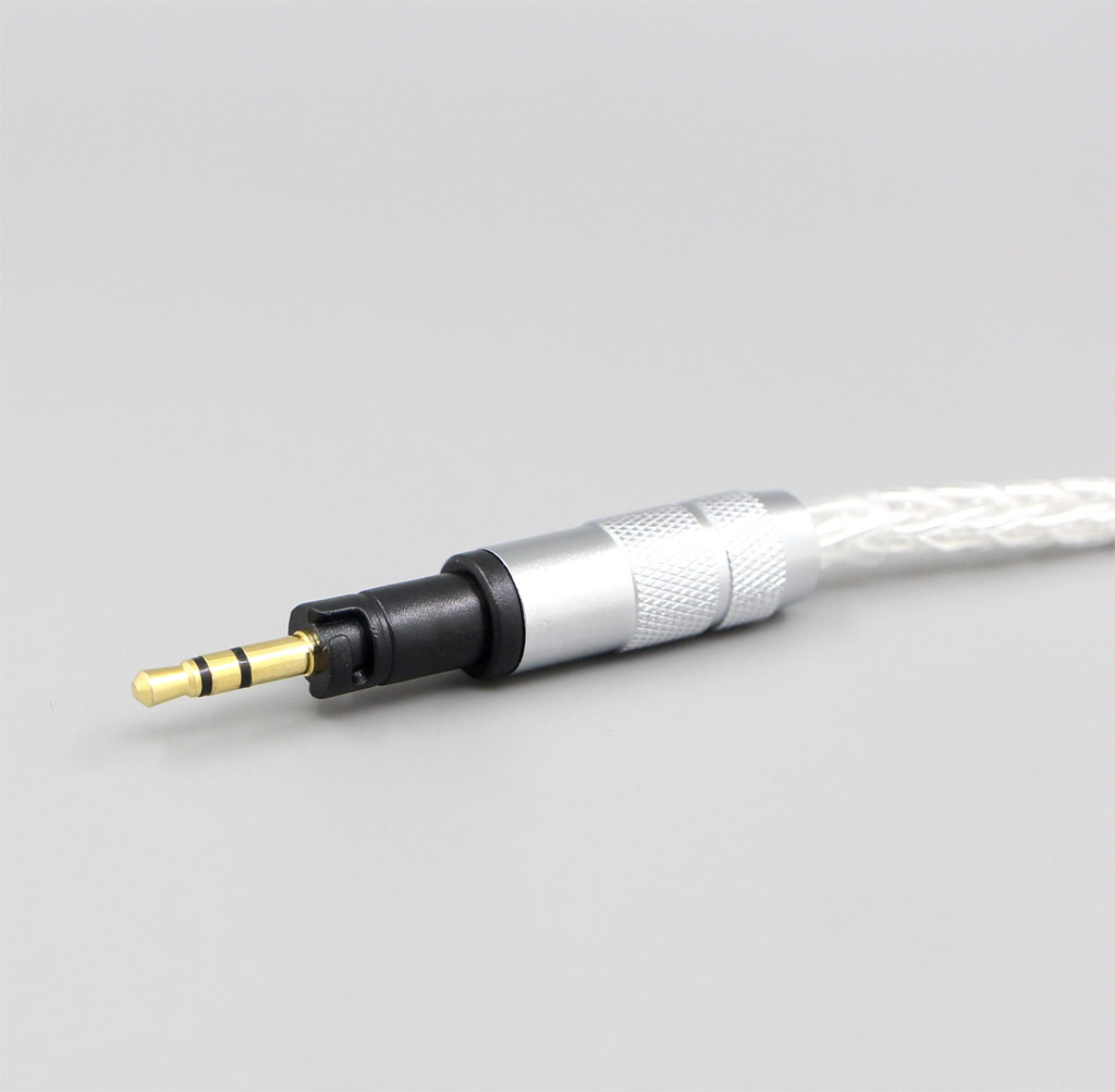 8 Core Silver Plated OCC Earphone Cable For Sennheiser Momentum 1.0 2.0 On-Ear Headphones