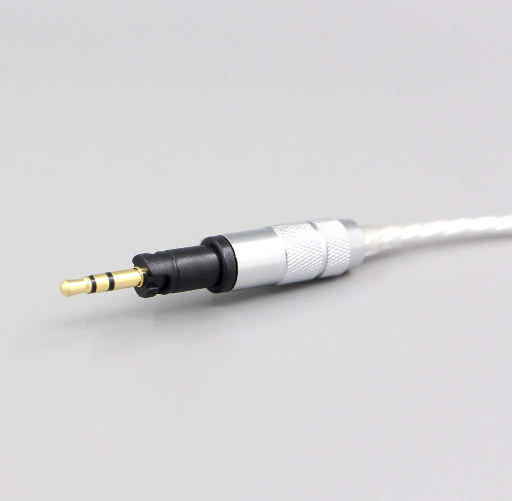 XLR 4.4mm Hi-Res Silver Plated 7N OCC Earphone Cable For Sennheiser Momentum 1.0 2.0 On-Ear Headphones