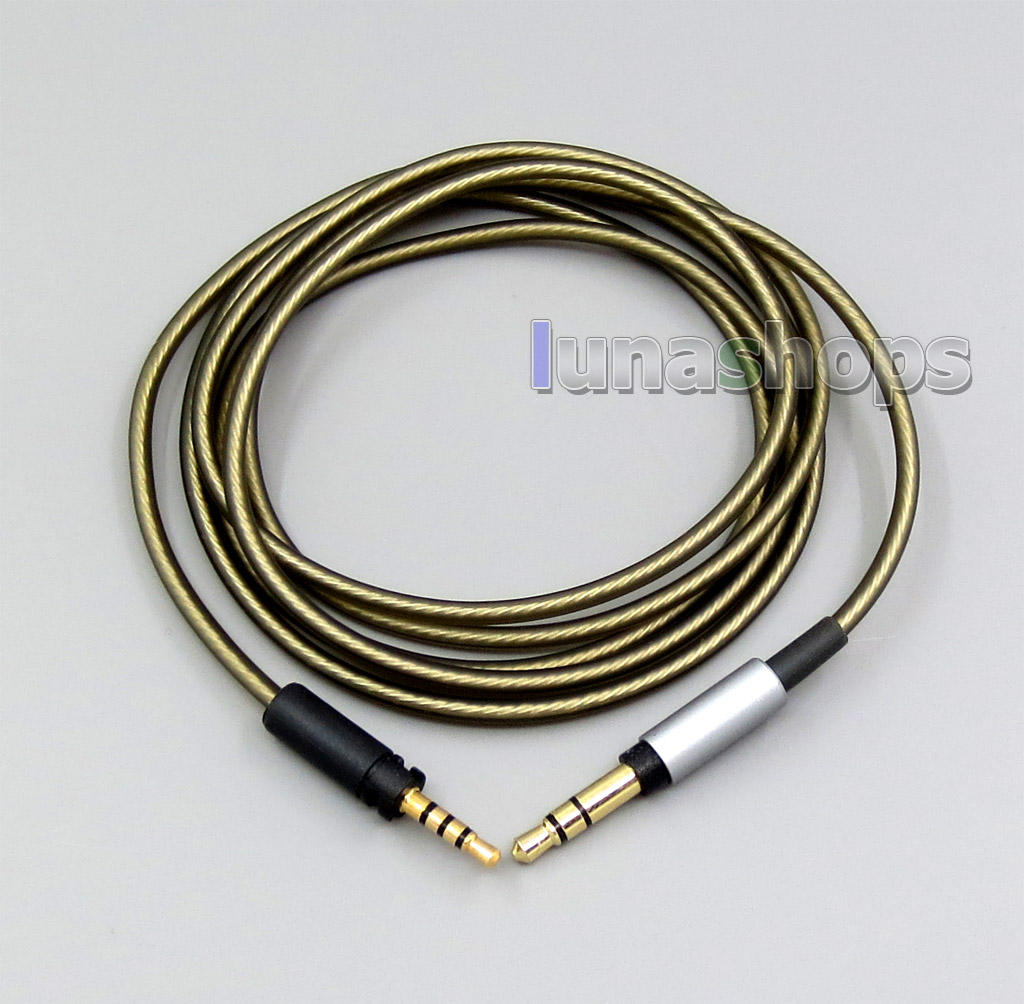 3.5mm Silver plated Cable for Sennheiser Momentum 1.0 2.0 Over-Ear On-Ear Headphones