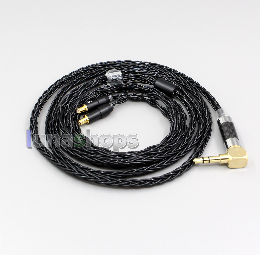 XLR Balanced 3.5mm 2.5mm 8 Cores Silver Plated Headphone Cable For Audio Technica HDC112A ATH-SR9 ES750 ESW950