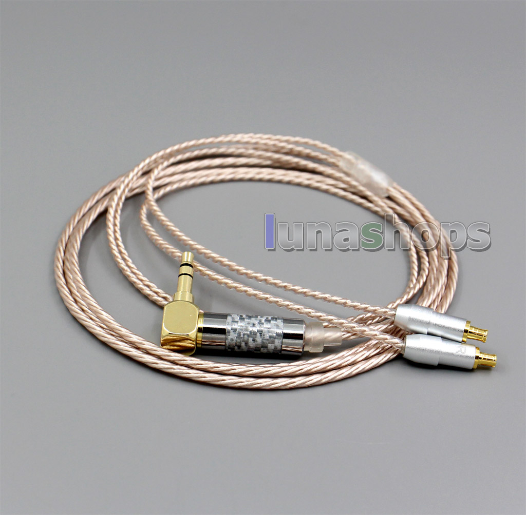 Hi-Res Silver Plated XLR 3.5mm 2.5mm 4.4mm Earphone Cable For Audio Technica HDC112A ATH-SR9 ES750 ESW950