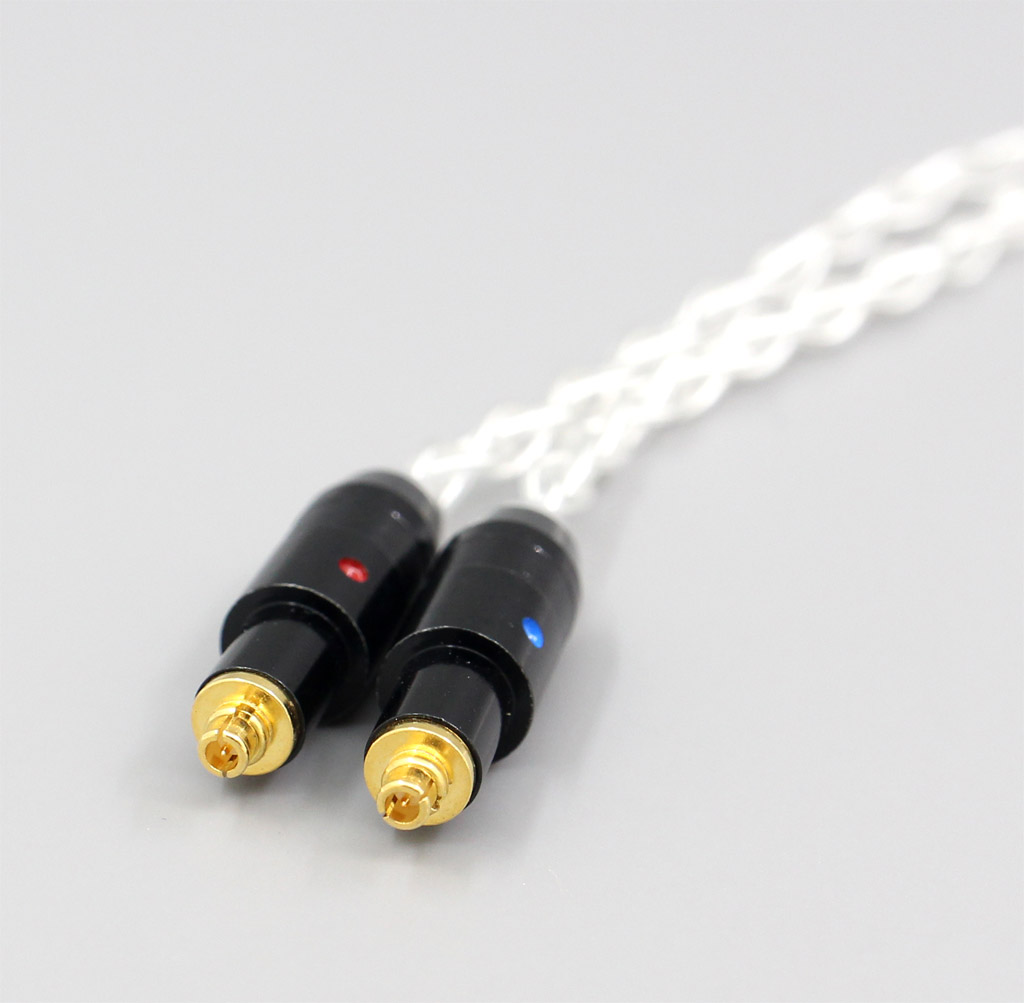 2.5mm 4.4mm XLR 3.5mm 8 Core Silver Plated OCC Earphone Cable For Shure SRH1540 SRH1840 SRH1440