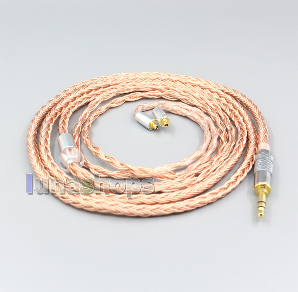 2.5mm 3.5mm XLR Balanced 16 Core 99% 7N  OCC Earphone Cable For Dunu T5 Titan 3 T3 (Increase Length MMCX)