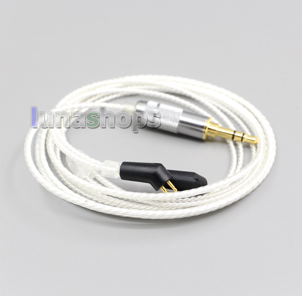 Hi-Res Silver Plated 7N OCC Earphone Cable For Etymotic ER4B ER4PT ER4S ER6I ER4 2pin