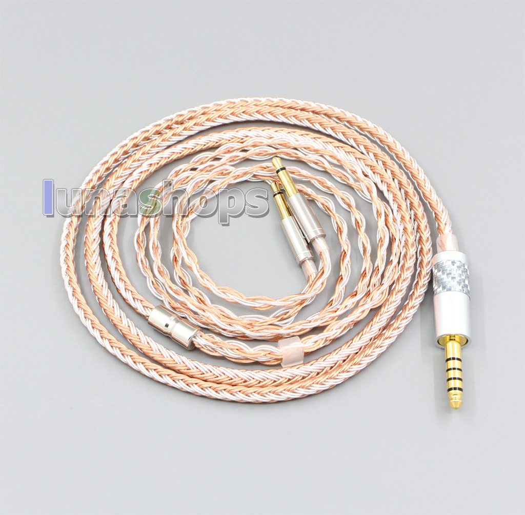 We have 3.5mm , 3.5mm balanced,2.5mm balanced,4.4mm balanced ,and XLR 4 pin plug for your selection, Please leave us message for the type you want when you order. Or else 3.5mm plug version will be shipped out. Tips: 3.5mm 4 pole Balanced Plug (Bal) cable work on Hifiman Series Player,Qulcos qa361 Player , COWON PLENUE S Player and other players which have related ports. MobilePhone Iphone or normal player can not work (One side will not have sound if you use the 3.5mm balanced cable on them).