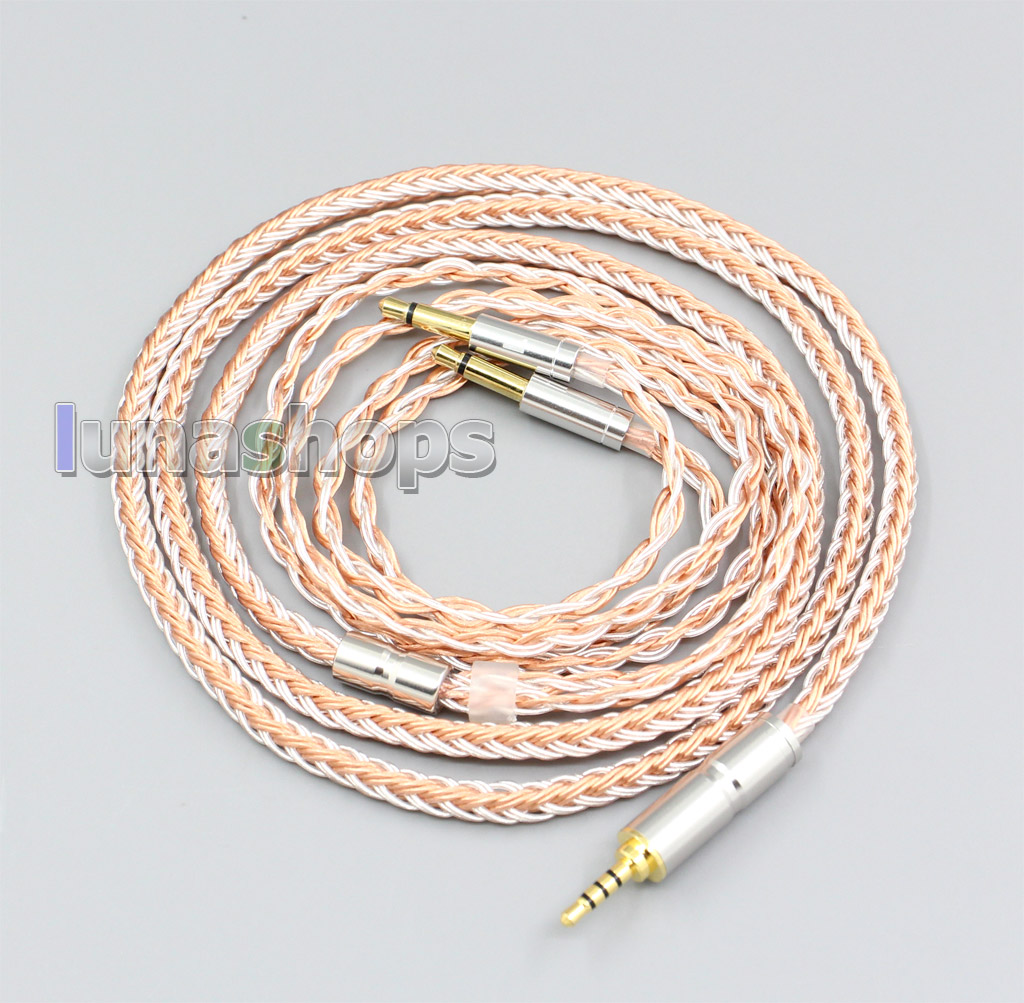 We have 3.5mm , 3.5mm balanced,2.5mm balanced,4.4mm balanced ,and XLR 4 pin plug for your selection, Please leave us message for the type you want when you order. Or else 3.5mm plug version will be shipped out. Tips: 3.5mm 4 pole Balanced Plug (Bal) cable work on Hifiman Series Player,Qulcos qa361 Player , COWON PLENUE S Player and other players which have related ports. MobilePhone Iphone or normal player can not work (One side will not have sound if you use the 3.5mm balanced cable on them).