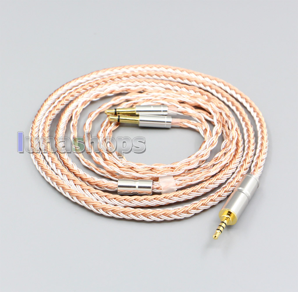 We have 3.5mm , 3.5mm balanced,2.5mm balanced,4.4mm balanced ,and XLR 4 pin plug for your selection, Please leave us message for the type you want when you order. Or else 3.5mm plug version will be shipped out. Tips: 3.5mm 4 pole Balanced Plug (Bal) cable work on Hifiman Series Player,Qulcos qa361 Player , COWON PLENUE S Player and other players which have related ports. MobilePhone Iphone or normal player can not work (One side will not have sound if you use the 3.5mm balanced cable on them).
