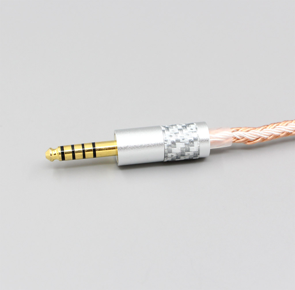 We have 3.5mm , 3.5mm balanced,2.5mm balanced,4.4mm balanced ,and XLR 4 pin plug for your selection, Please leave us message for the type you want when you order. Or else 3.5mm plug version will be shipped out. Tips: 3.5mm 4 pole Balanced Plug (Bal) cable work on Hifiman Series Player,Qulcos qa361 Player , COWON PLENUE S Player and other players which have related ports. MobilePhone Iphone or normal player can not work (One side will not have sound if you use the 3.5mm balanced cable on them).