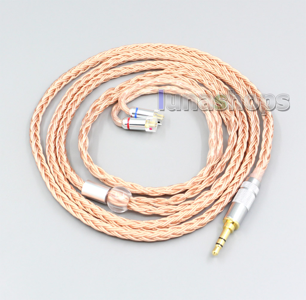 2.5mm 3.5mm XLR Balanced 16 Core 99% 7N  OCC Earphone Cable For UE11 UE18 pro QDC Gemini Gemini-S Anole V3-C V3-S V6-C