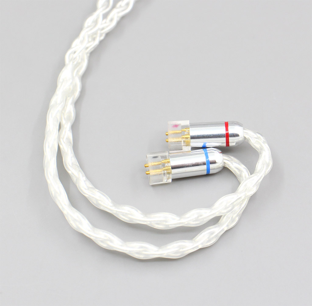 2.5mm 4.4mm 8 Core Silver Plated OCC Earphone Cable For UE11 UE18 pro QDC Gemini Gemini-S Anole V3-C V3-S V6-C