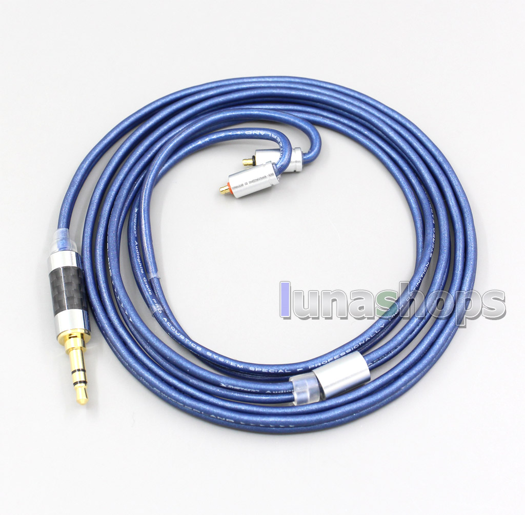 Litz High Definition 99% Pure Silver Earphone Cable For UE Live UE6Pro Lighting SUPERBAX IPX
