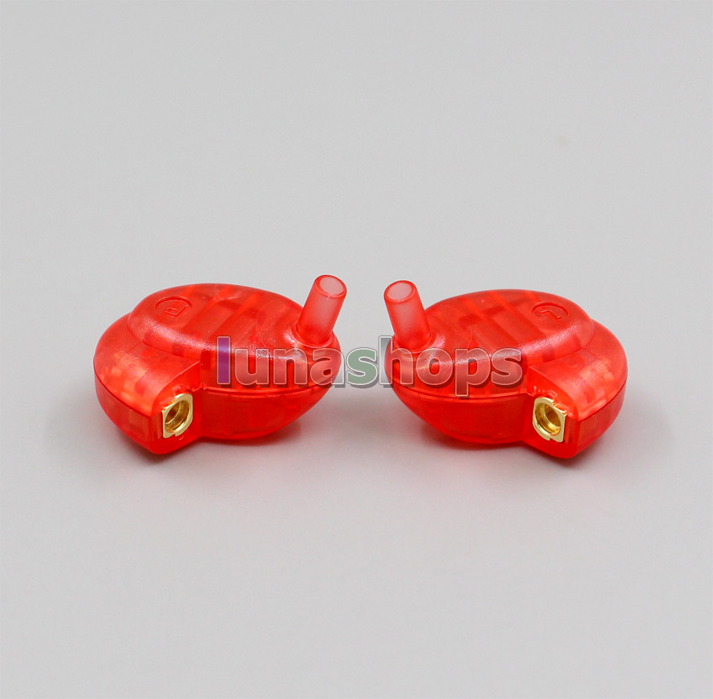 1 pair Custom Shell For Westone W4r + Shure se535 Shape Female Slot 0.78mm Female Pin
