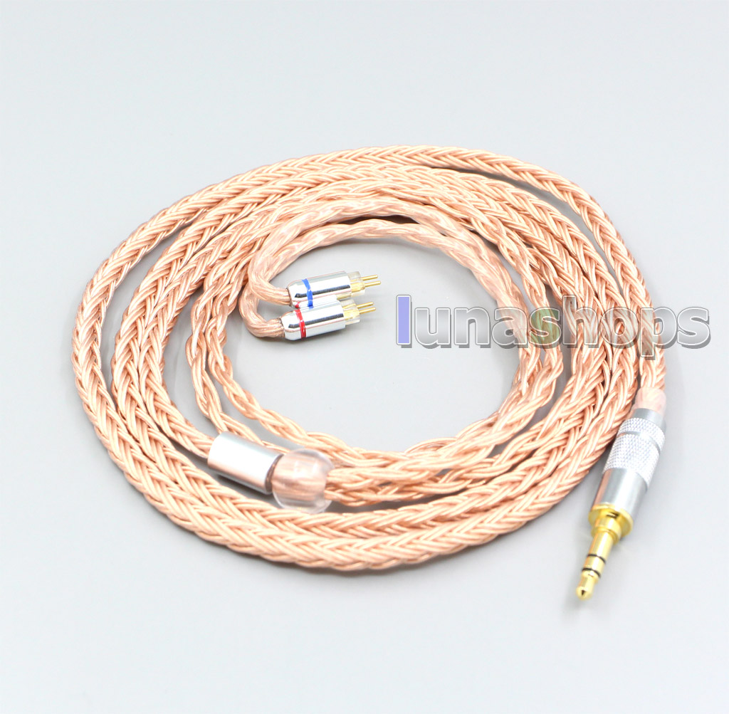 2.5mm 4.4mm 16 Core 99% 7N  OCC Earphone Cable For 0.78mm 0.77mm BA Custom Westone W4r UM3X UM3RC JH13 High Step