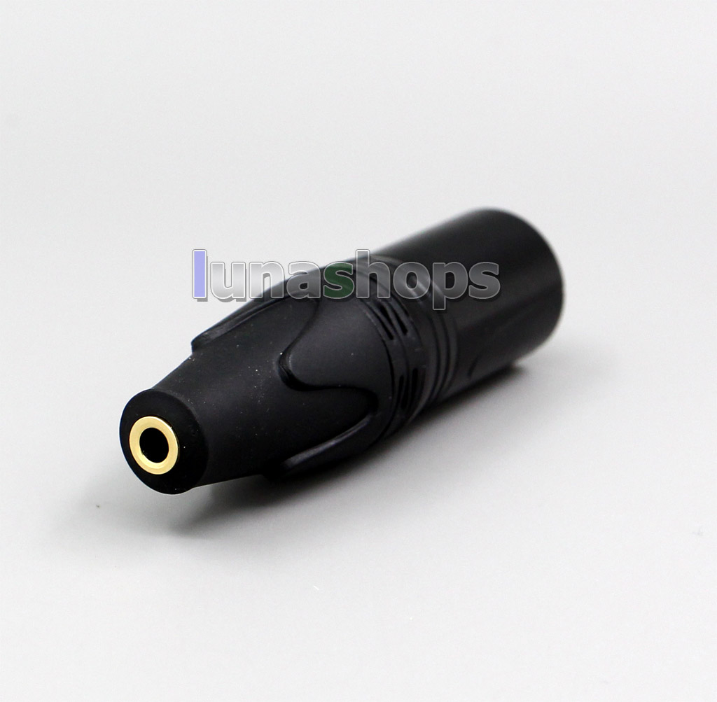 XLR Balanced 4 Pin Male To 3.5mm 3 Pole Female Audio Converter Adater Plug