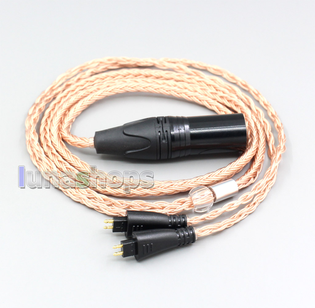 XLR 3 4 Pole 6.5mm 16 Core 99% 7N OCC Headphone Cable For FOSTEX TH900 MKII MK2 TH-909 TR-X00 TH-600