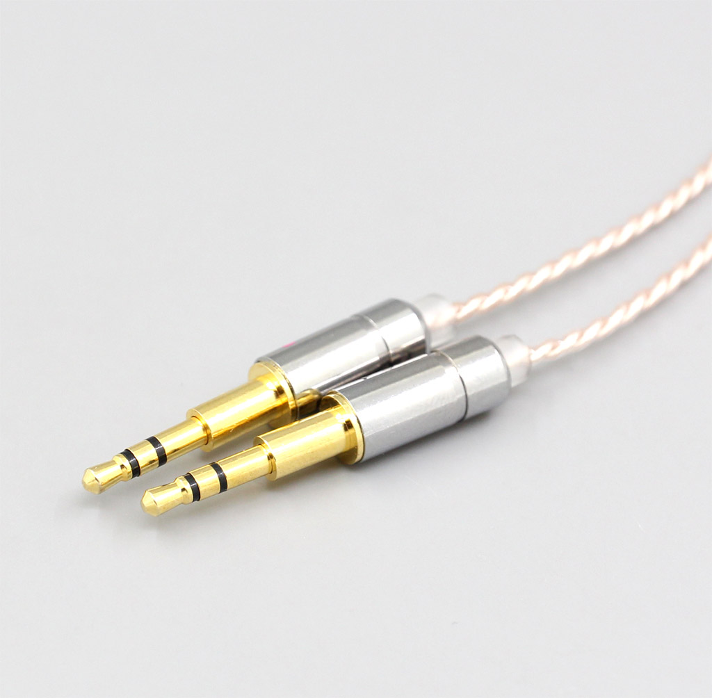 Hi-Res Brown XLR 3.5mm 2.5mm 4.4mm Earphone Cable For Oppo PM-1 PM-2 Planar Magnetic Headphone