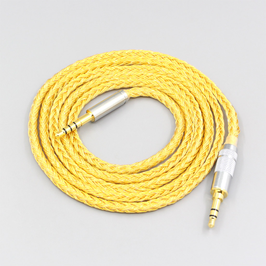 16 Core OCC Gold Plated Earphone Headphone Cable For Denon AH-mm400 AH-mm300 AH-mm200 Beats solo2 solo3 SHP9500