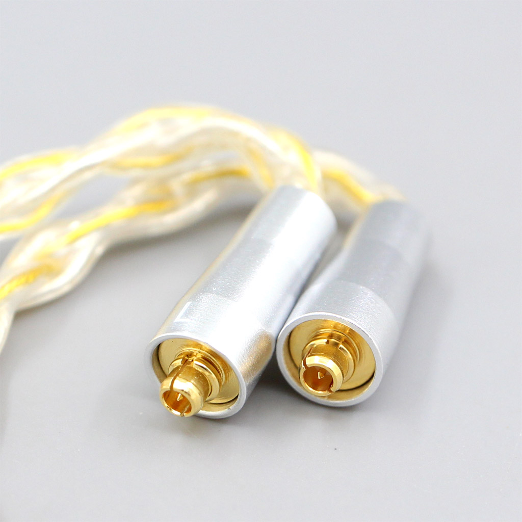 8 Core OCC Silver Gold Plated Braided Earphone Cable For Westone W40 W50 W60 UM10 UM20 UM30 UM40 UM50 Pro