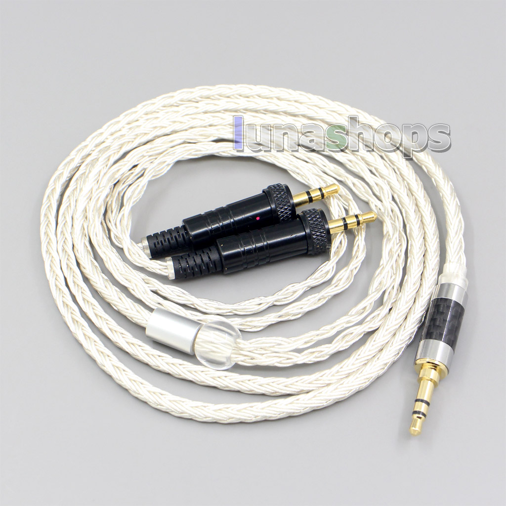 16 Core OCC Silver Plated Earphone Cable For Sony MDR-Z1R MDR-Z7 MDR-Z7M2 With Screw To Fix