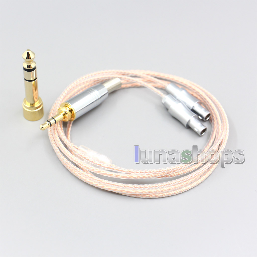 6.5mm XLR Hi-Res 7N OCC Headphone Cable For Sennheiser HD800 HD800s HD820s HD820 Enigma Acoustics Dharma D1000