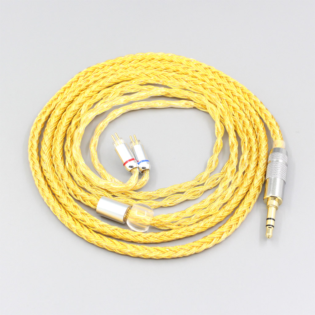 16 Core OCC Gold Plated Braided Earphone Cable For 0.78mm BA Custom Westone W4r UM3X UM3RC JH13 High Step