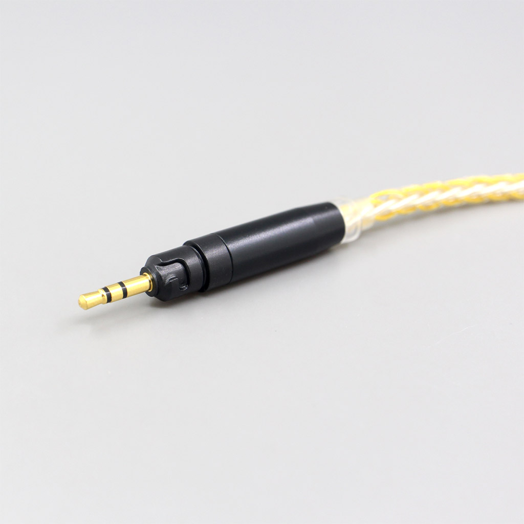 8 Core Silver Gold Plated Braided Earphone Cable For Ultrasone Performance 820 880 Signature DXP PRO STUDIO